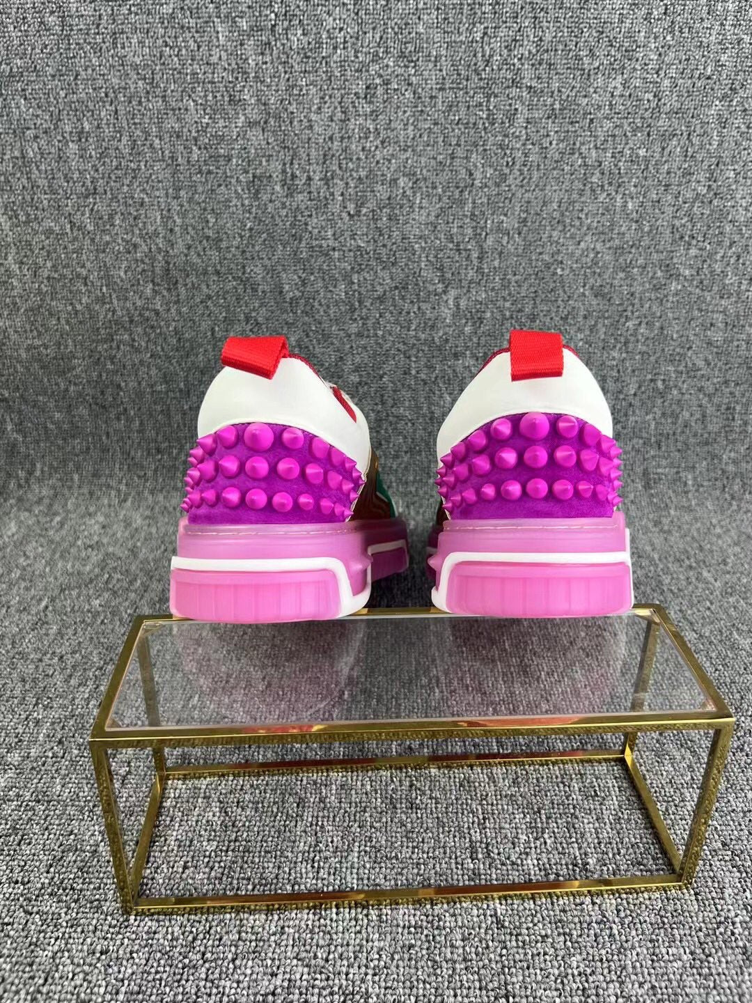Loubouti* new  1: 1 VIP red sole sneakers multiple color options