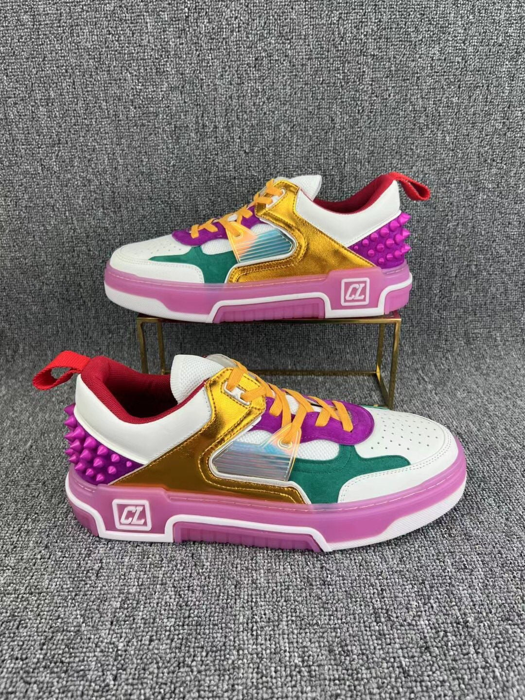 Loubouti* new  1: 1 VIP red sole sneakers multiple color options