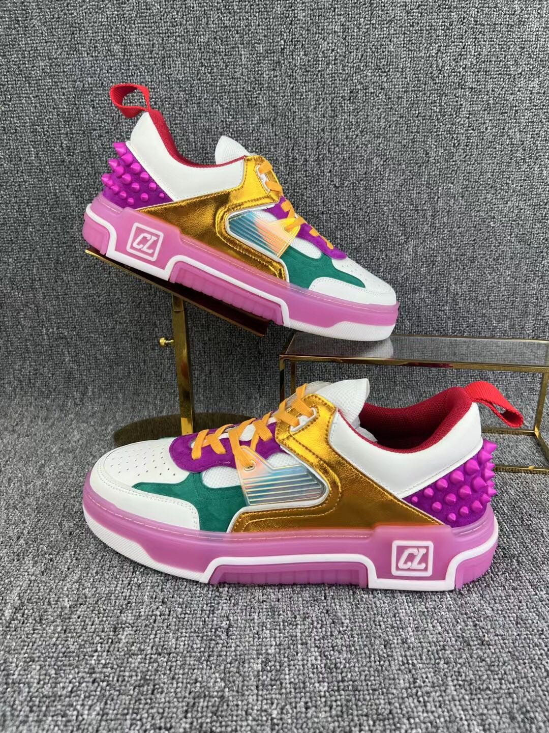 Loubouti* new  1: 1 VIP red sole sneakers multiple color options