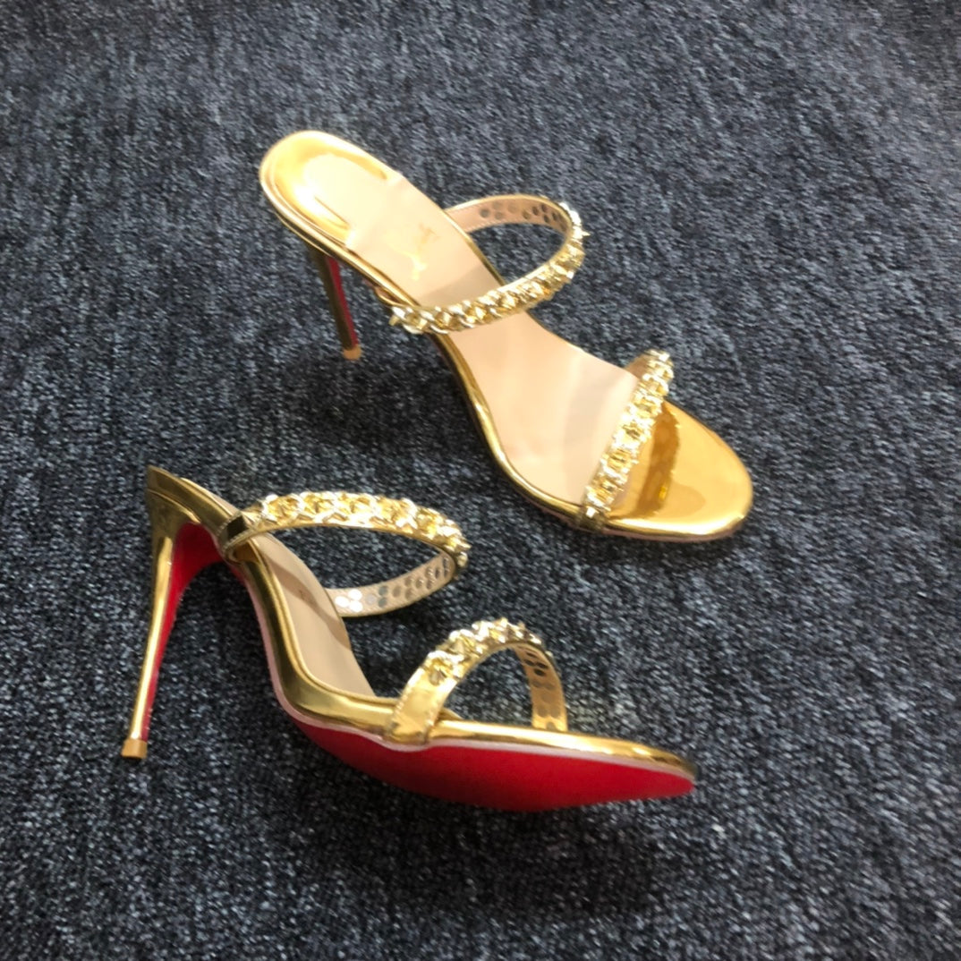 Loubouti* new red sole high heels