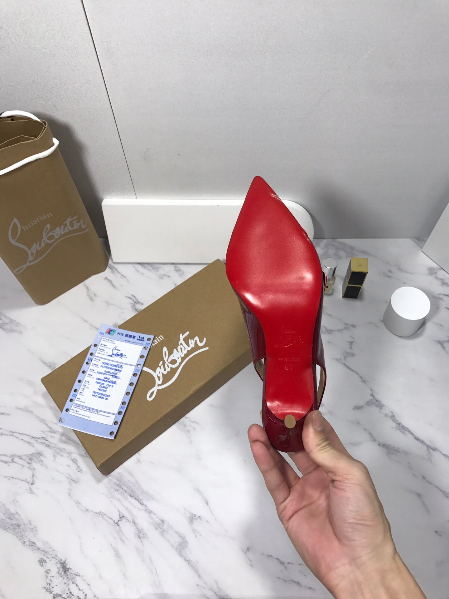 Loubouti* new red sole high heels