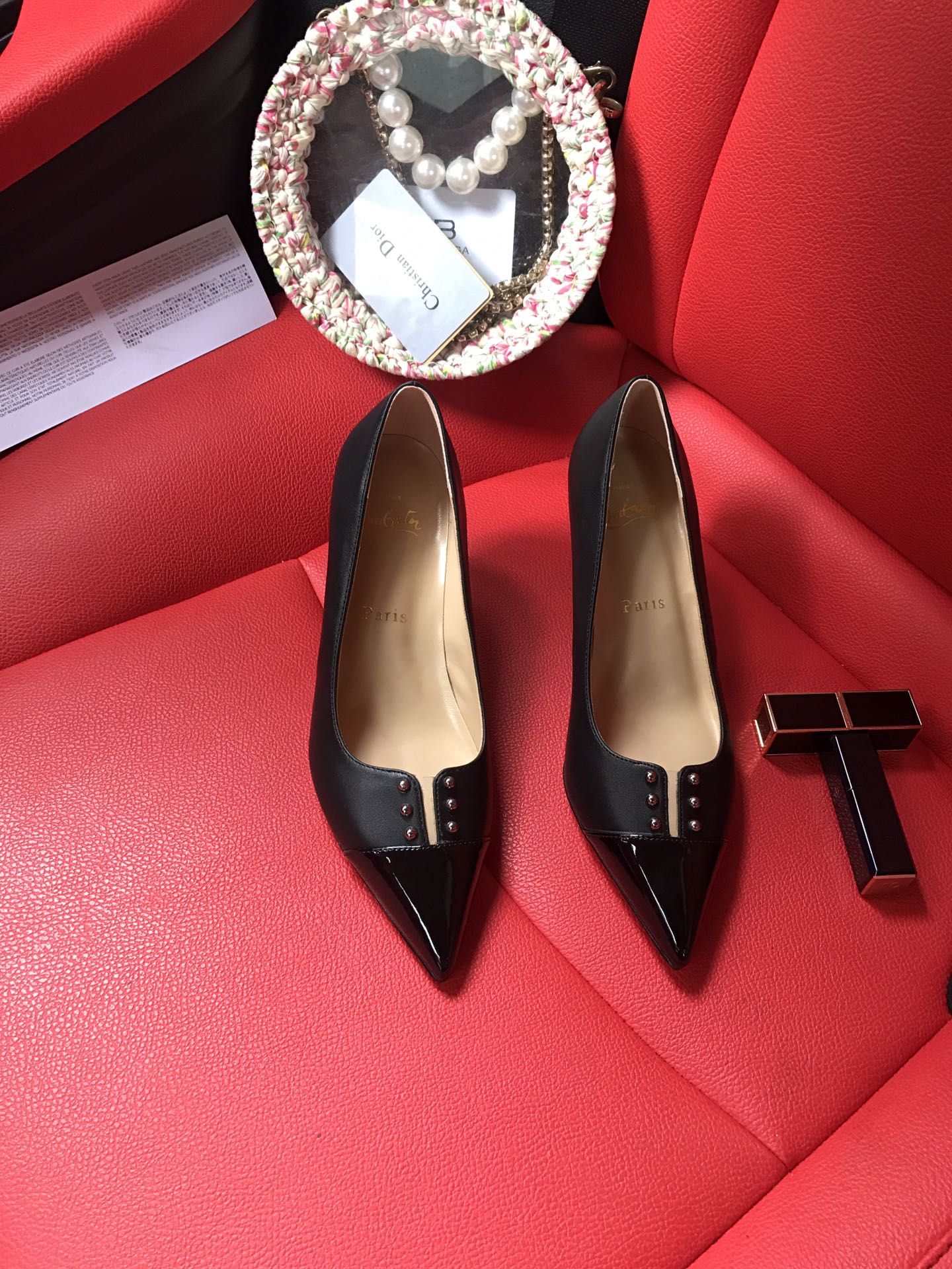 Loubouti* new red sole high heels