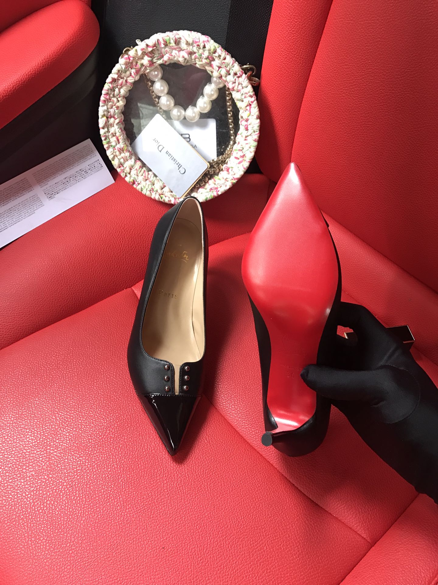 Loubouti* new red sole high heels
