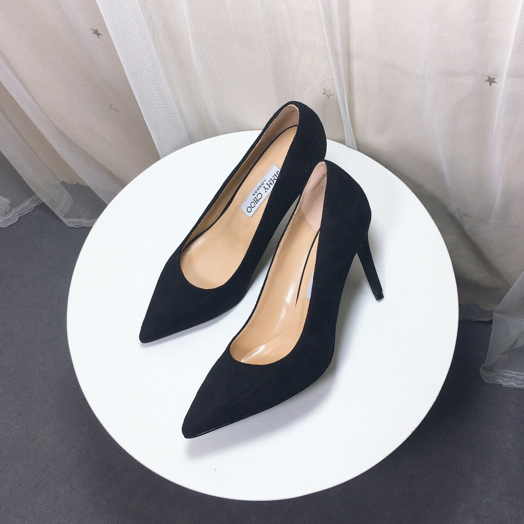 Jimmy Cho* new suede pumps