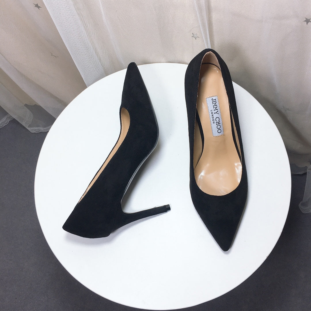 Jimmy Cho* new suede pumps