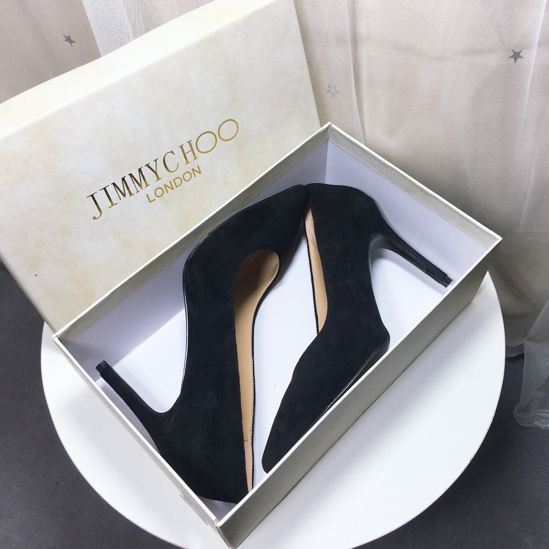 Jimmy Cho* new suede pumps