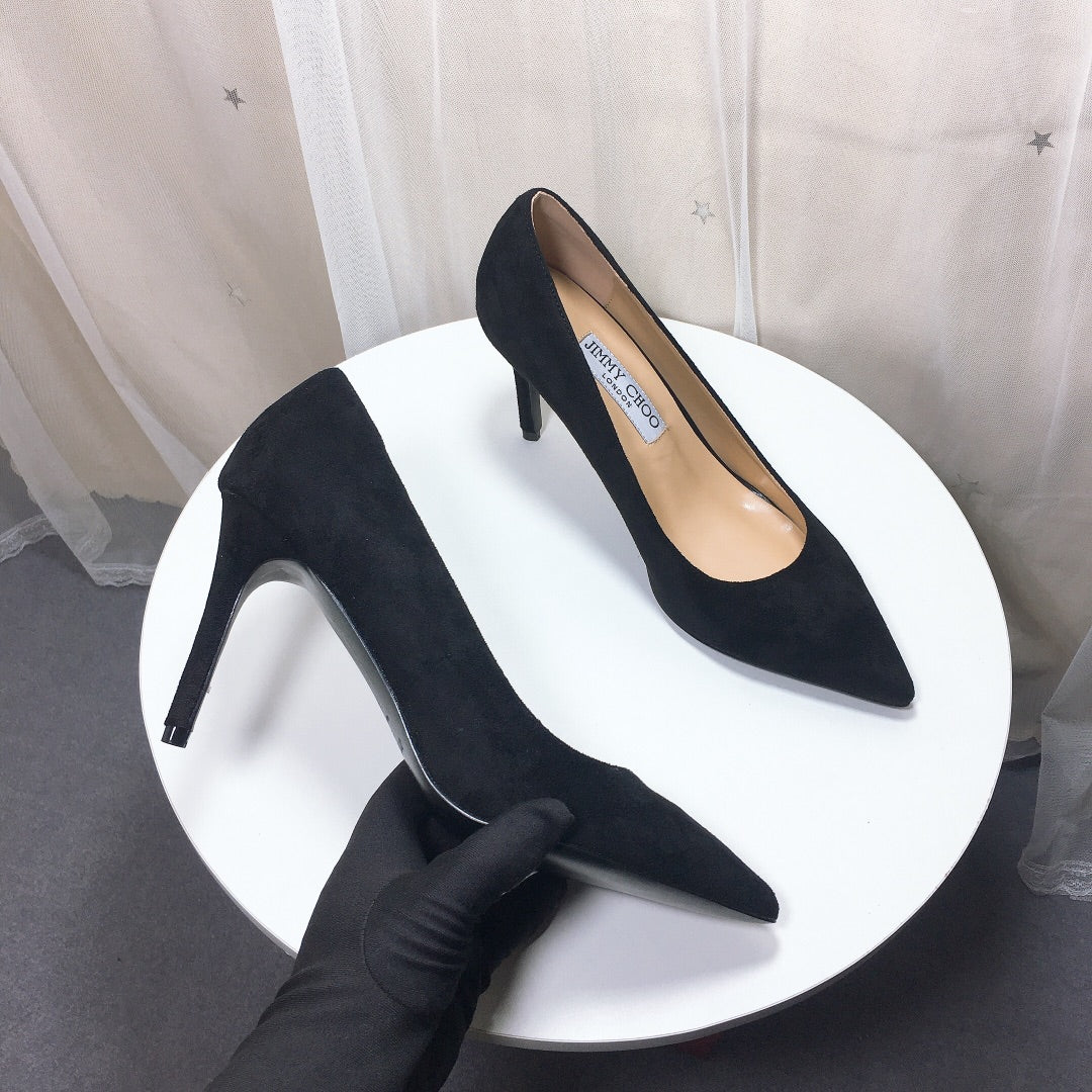 Jimmy Cho* new suede pumps