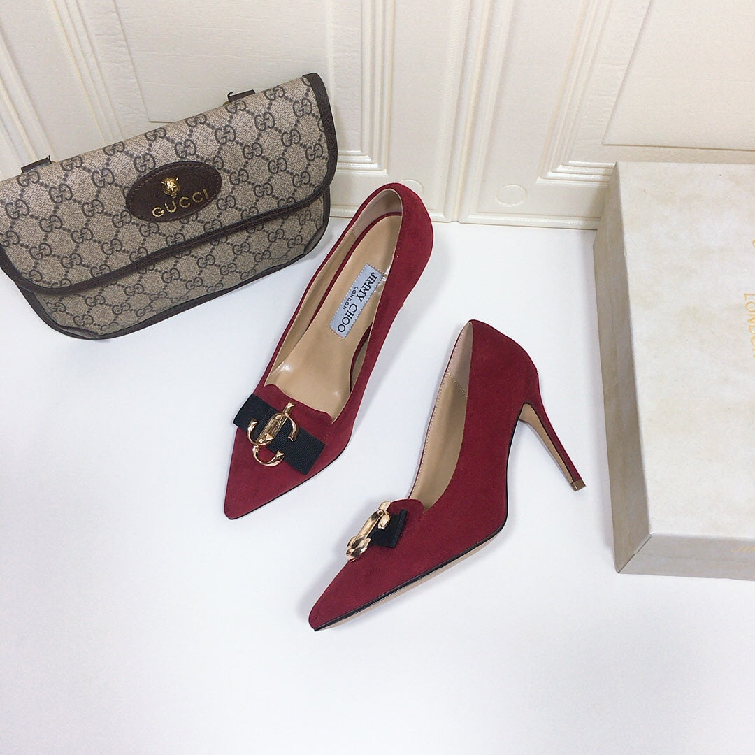 Jimmy Cho* new suede unique letters available in multiple colors