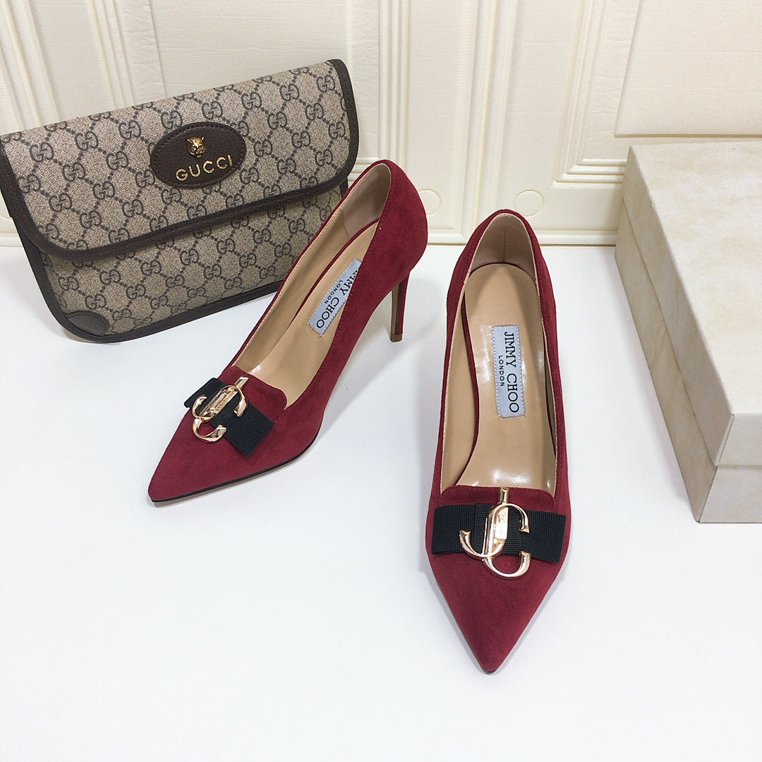 Jimmy Cho* new suede unique letters available in multiple colors