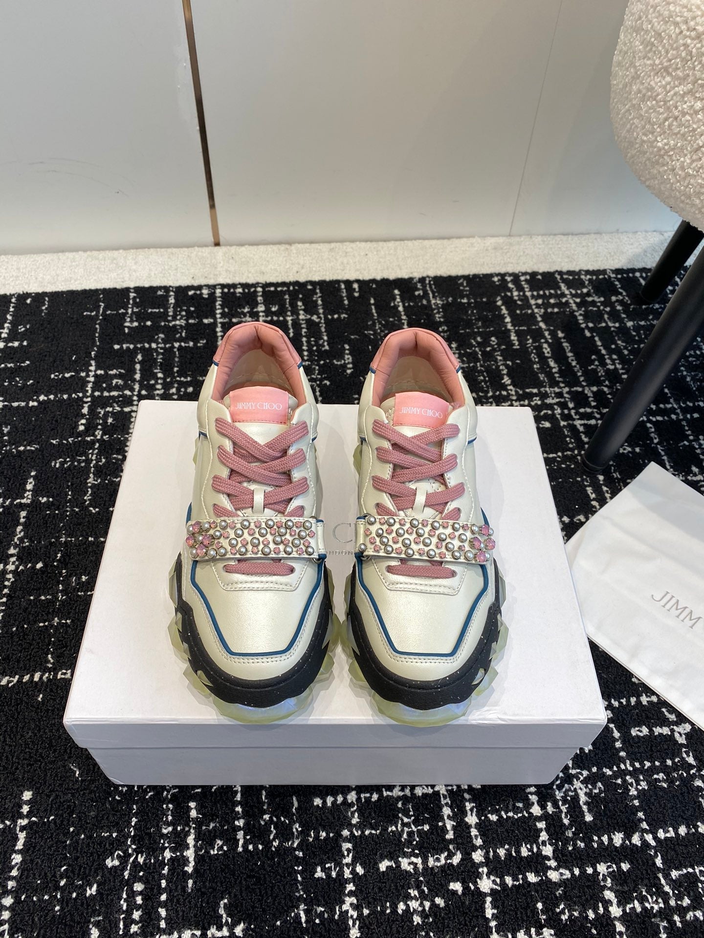 Jimmy Cho*  1: 1 VIPhigh quality new casual shoes