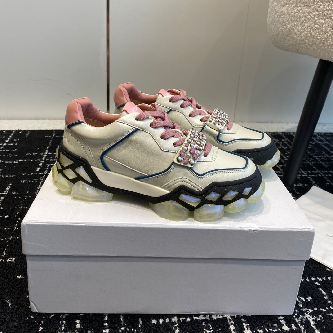 Jimmy Cho*  1: 1 VIPhigh quality new casual shoes