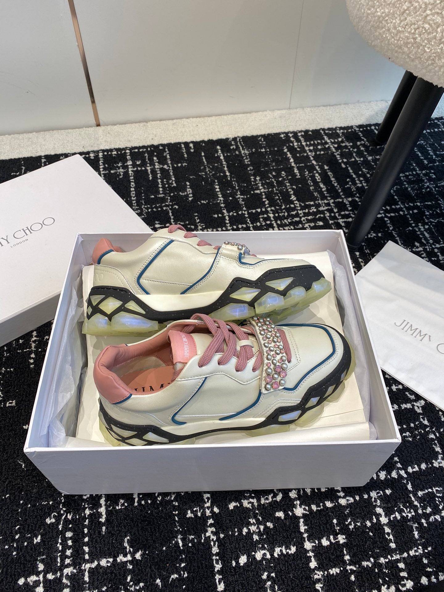 Jimmy Cho*  1: 1 VIPhigh quality new casual shoes