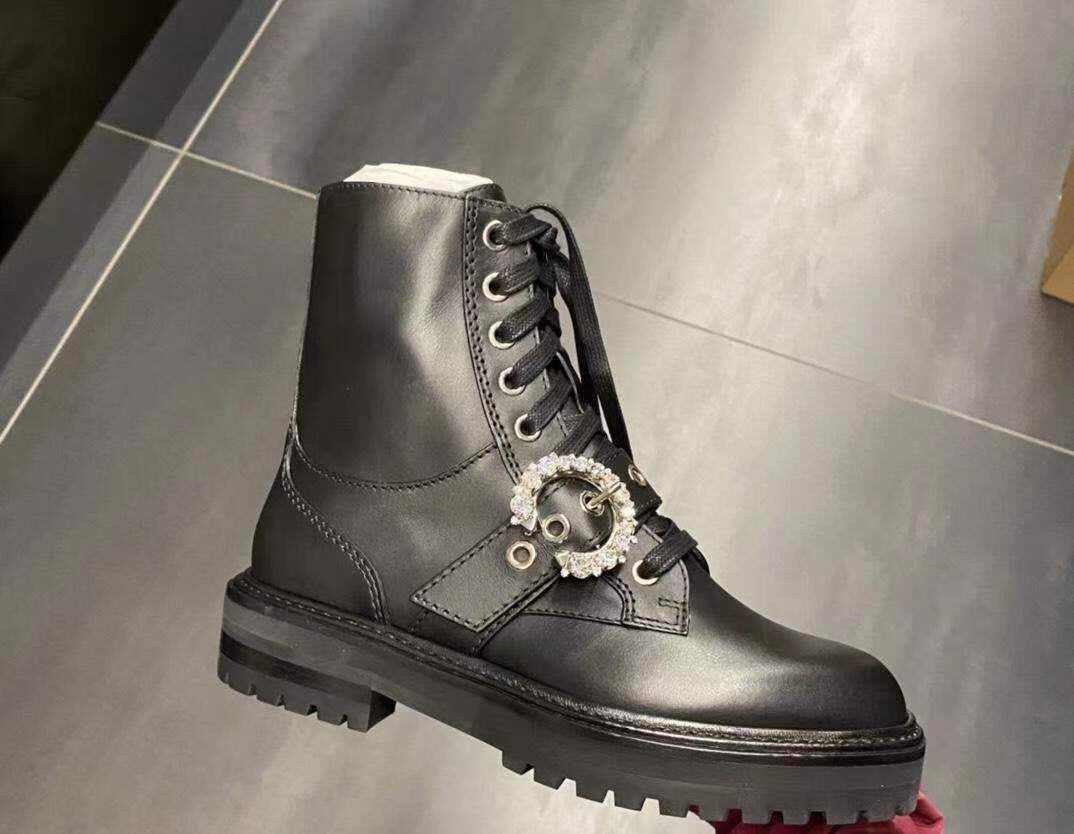Jimmy Cho* new 1: 1 VIP top quality military boots for autumn and winter