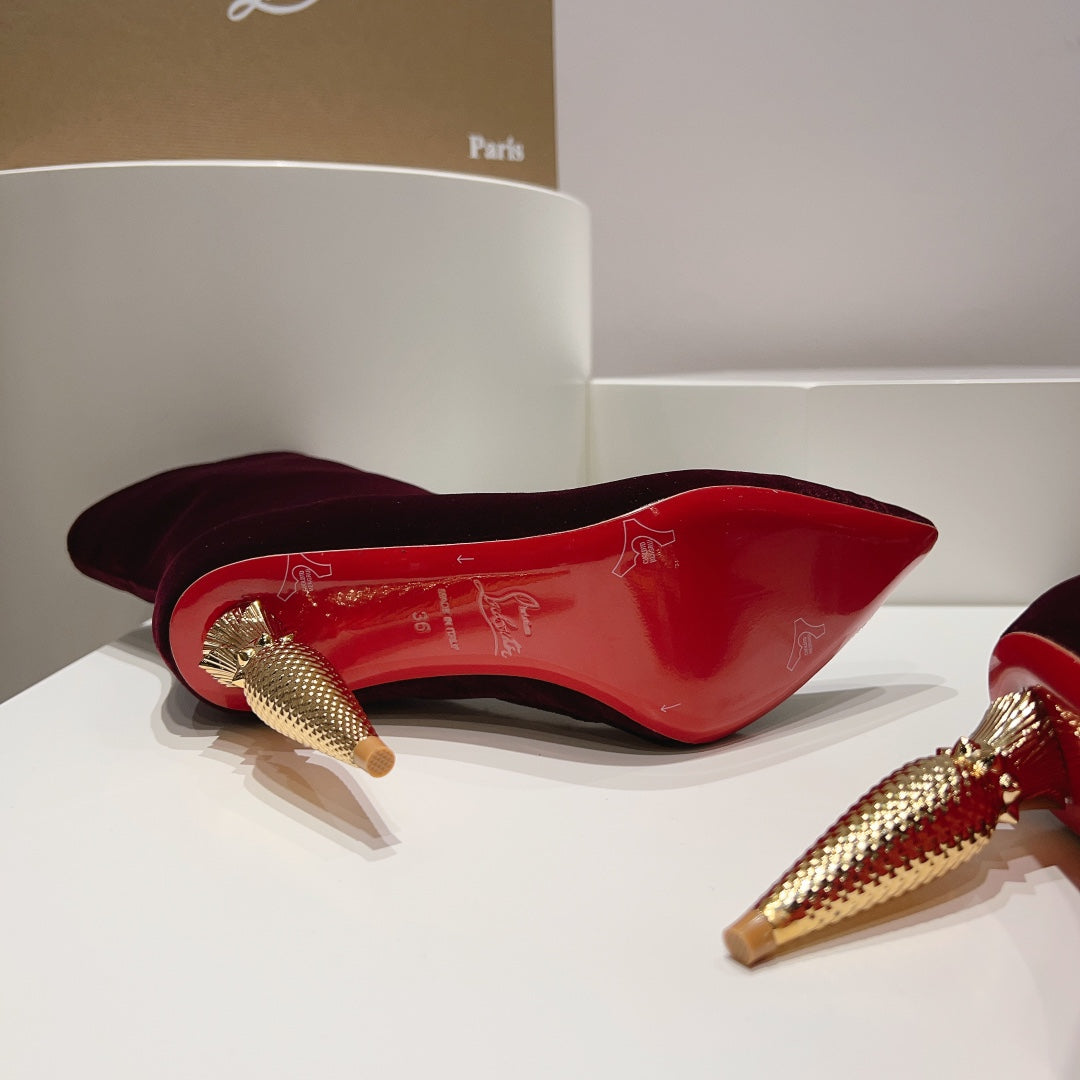 CHRIS* LOUBOU* NEW1: 1 VIP  QUEEN'S SCEPTER LIPSTICK AND HIGH HEELS