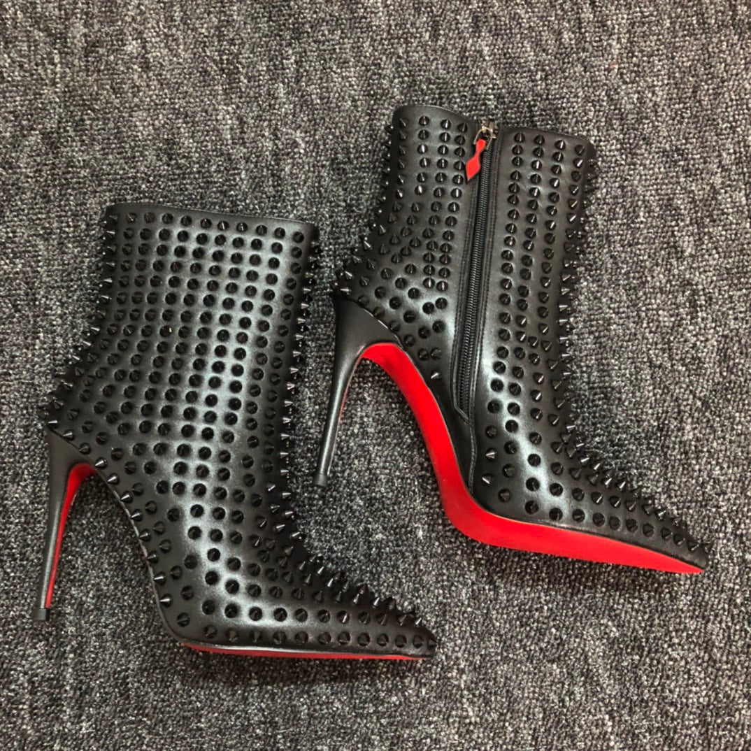 Christian Louboutin* new black Martin boots