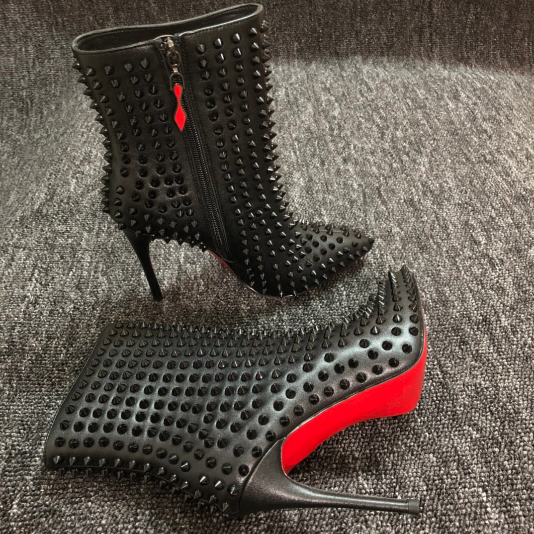 Christian Louboutin* new black Martin boots
