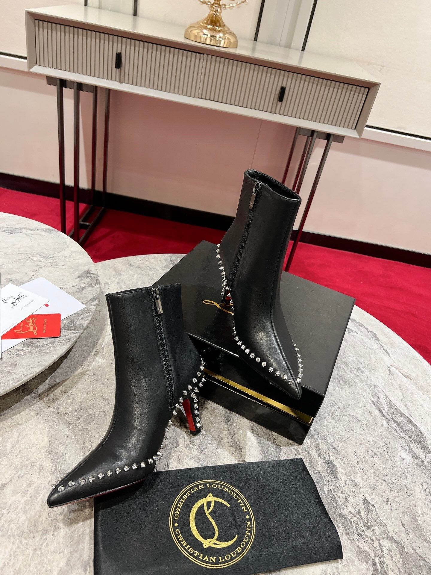Christian Louboutin* new  1:1 VIP high quality pointed toe boots