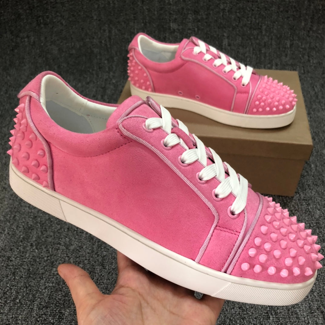 CL new pink red sole shoes