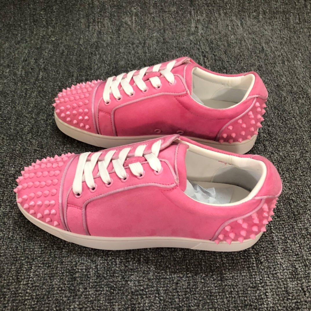 CL new pink red sole shoes