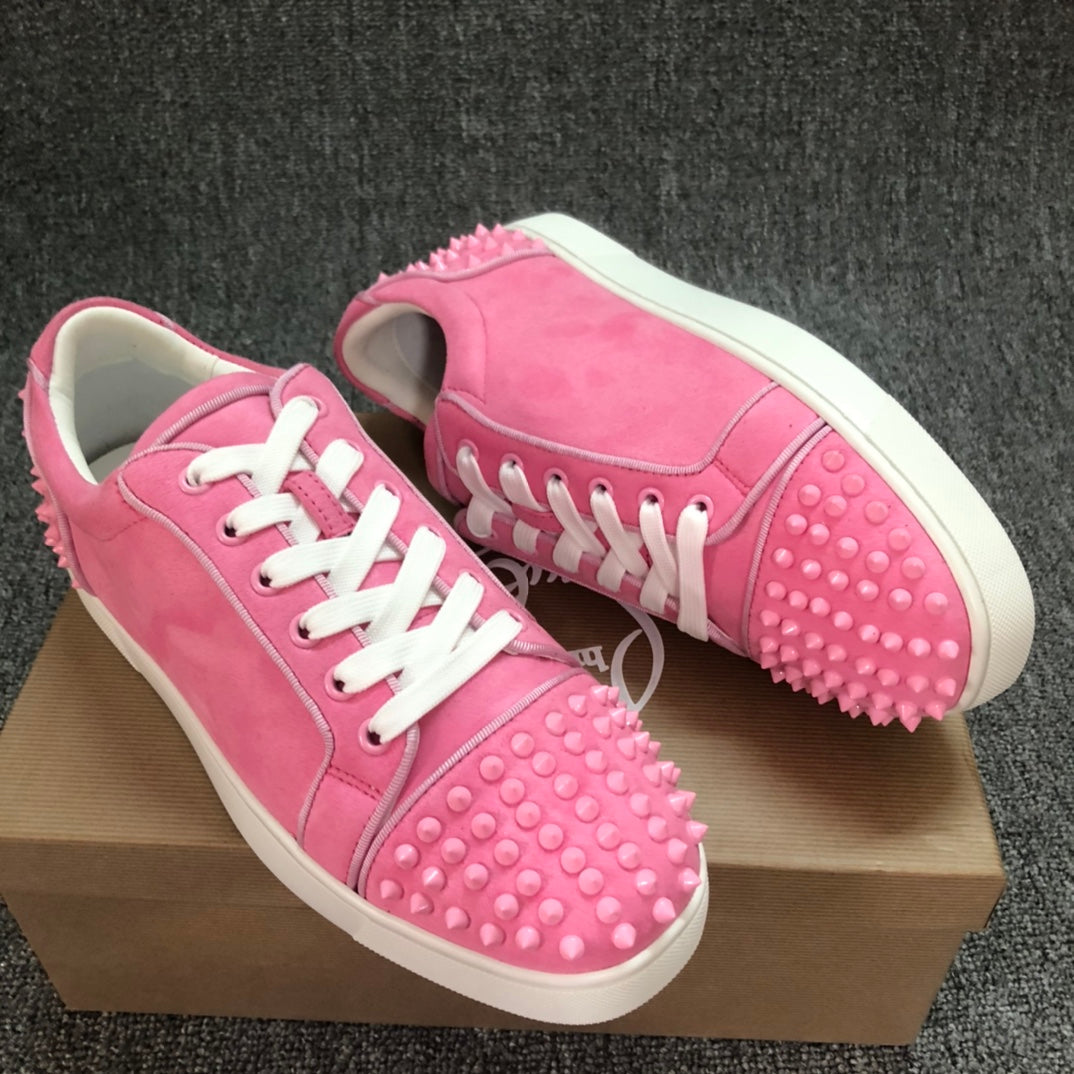 CL new pink red sole shoes