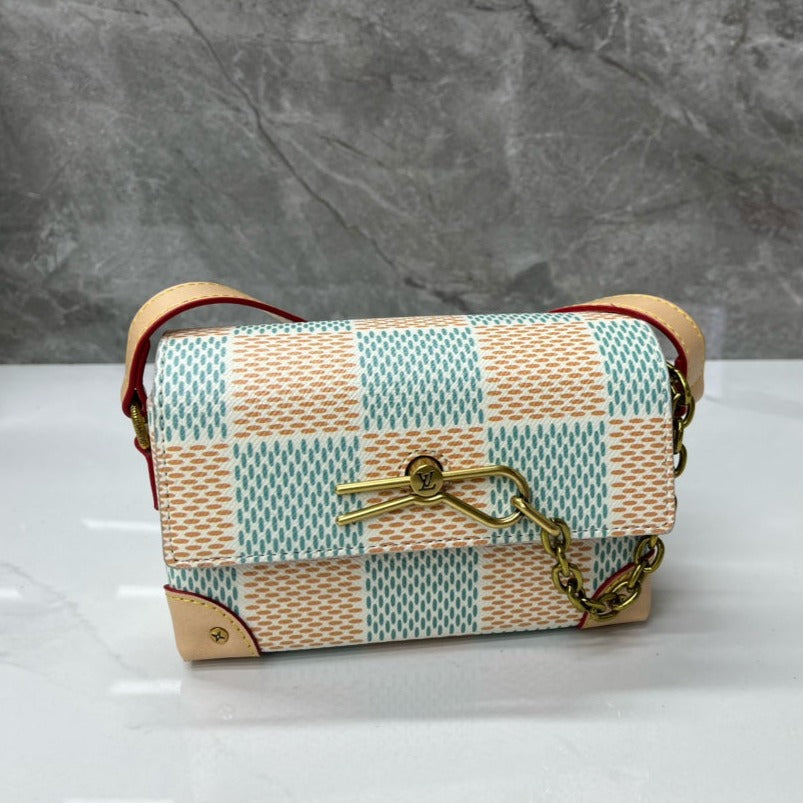 LV new square plaid