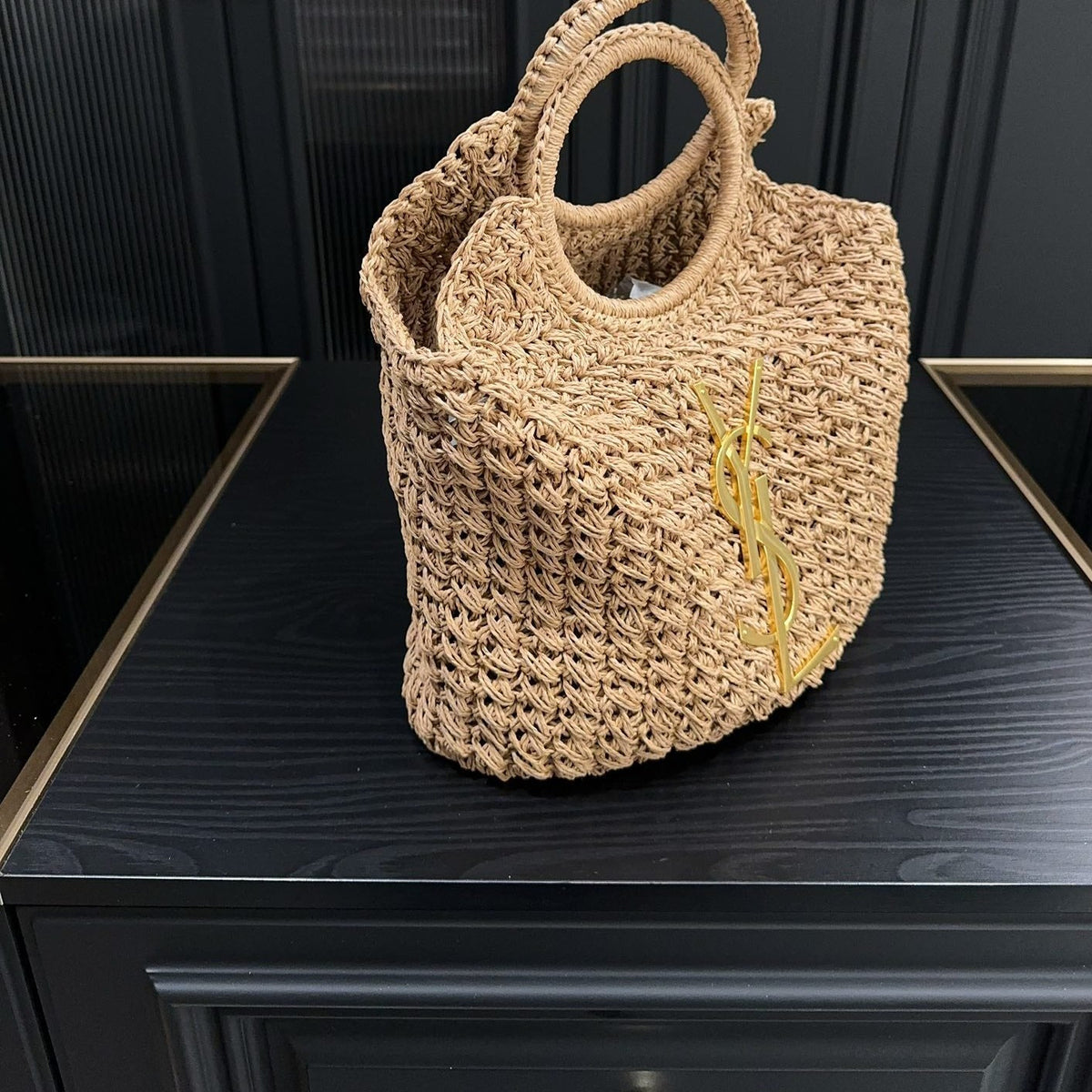 Straw YS new tote bag