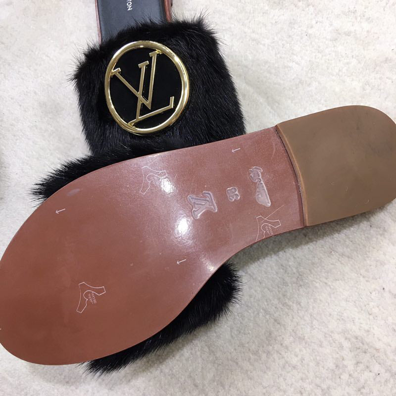 24 new mink fur slippers L***VIP 1：1