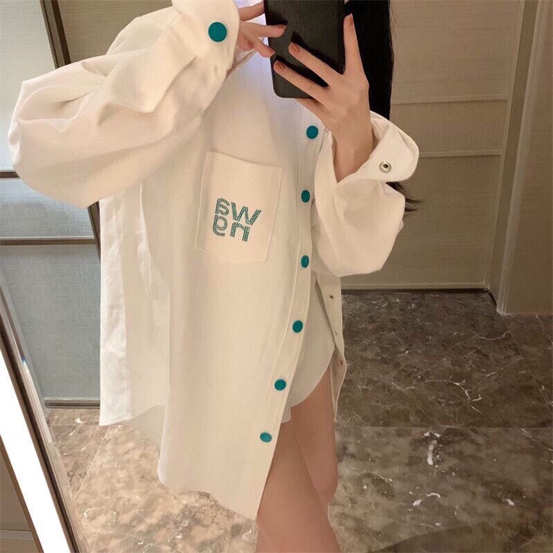 alexanderwang rhinestone denim jacket