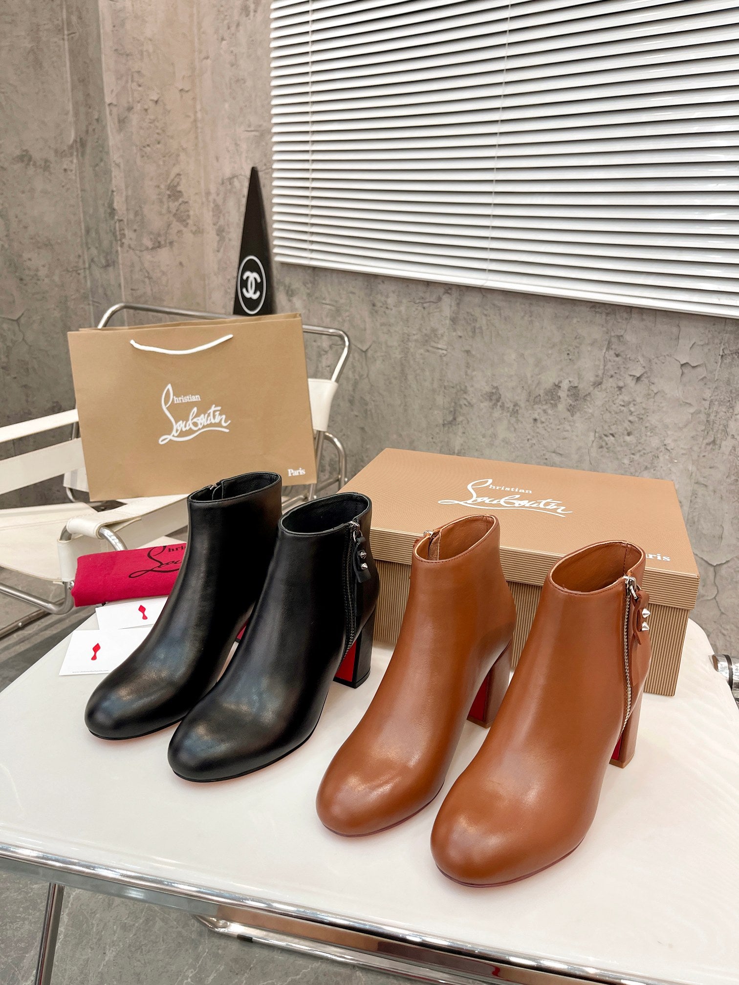 Christi** Loubout** boots vip1:1