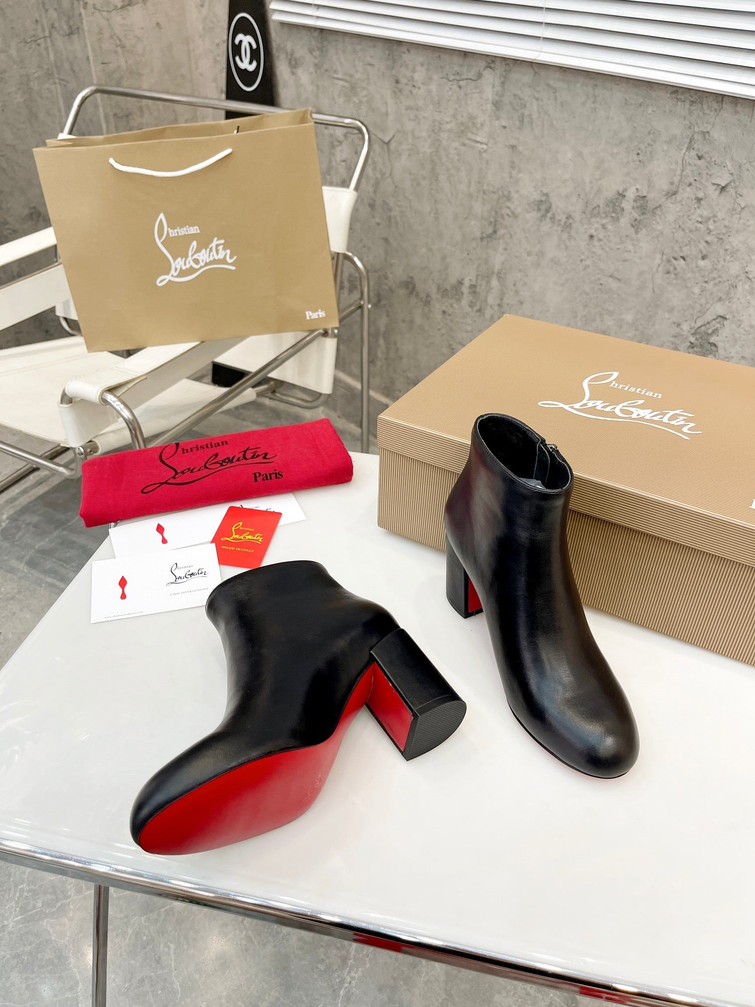 Christi** Loubout** boots vip1:1