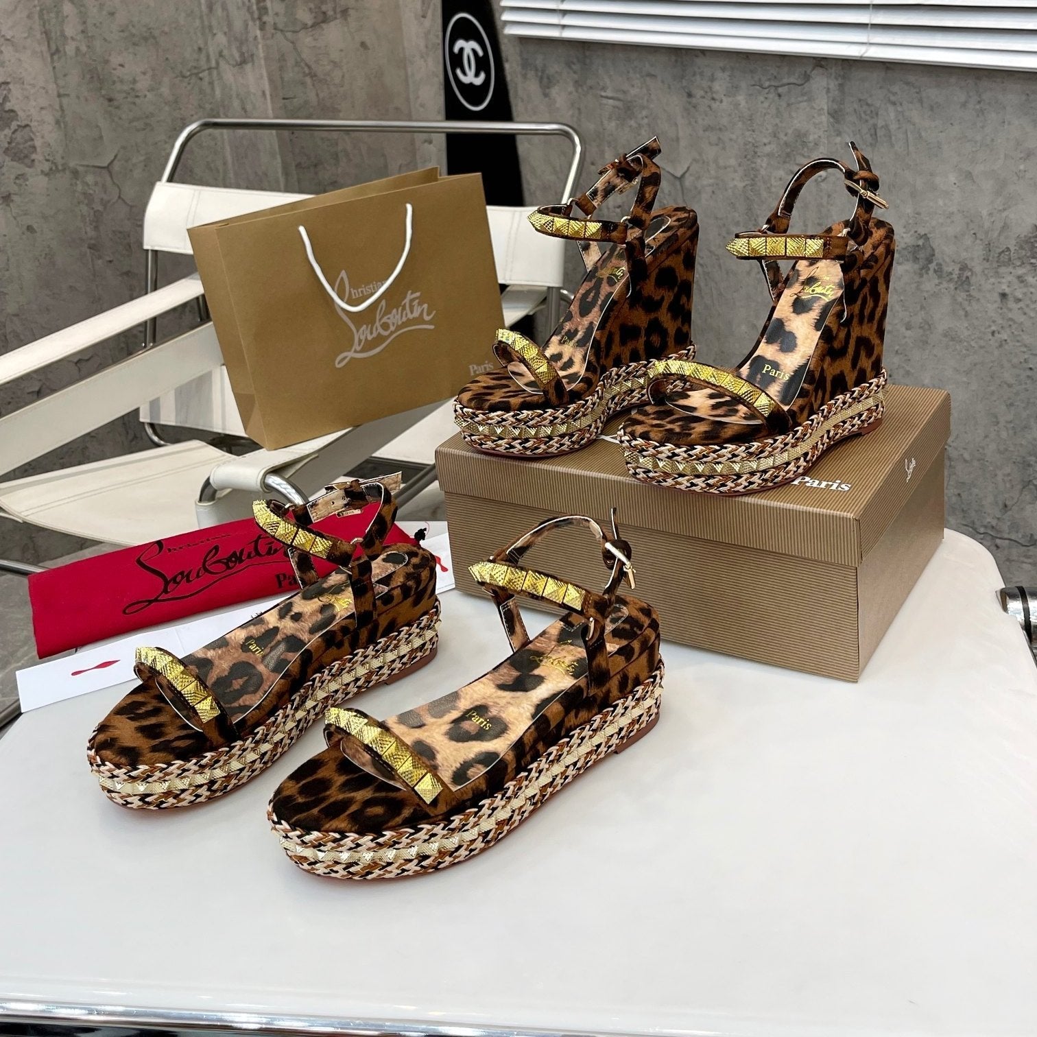 Christi** Loubout** new leather latest catwalk model VIP1:1