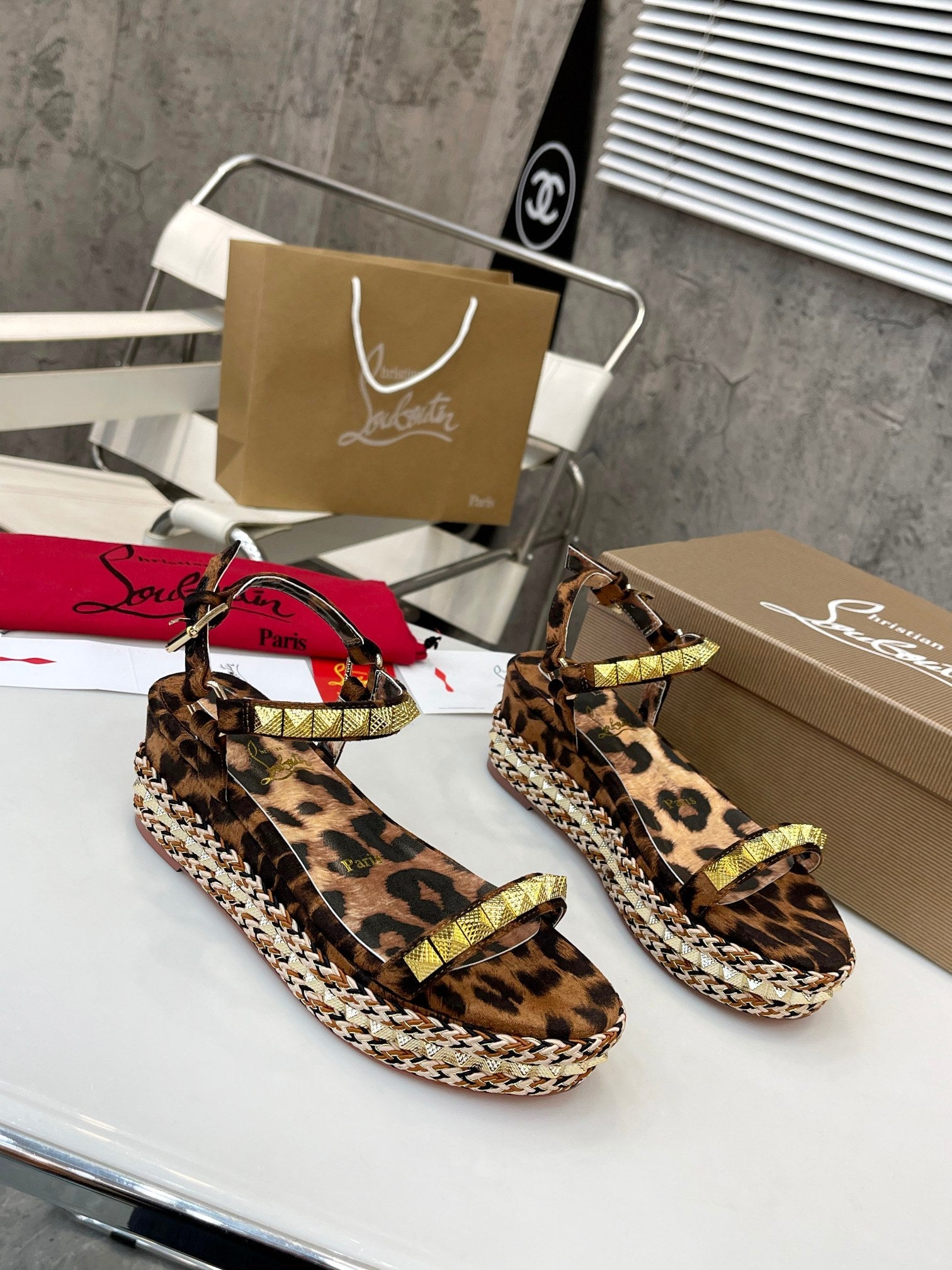 Christi** Loubout** new leather latest catwalk model VIP1:1