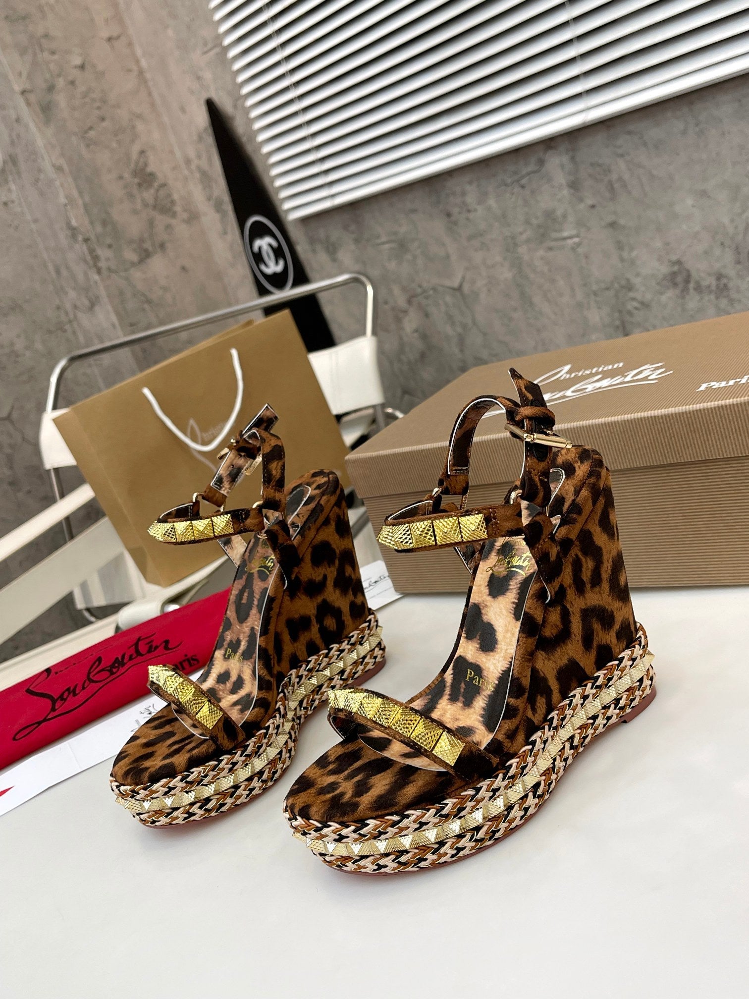 Christi** Loubout** new leather latest catwalk model VIP1:1