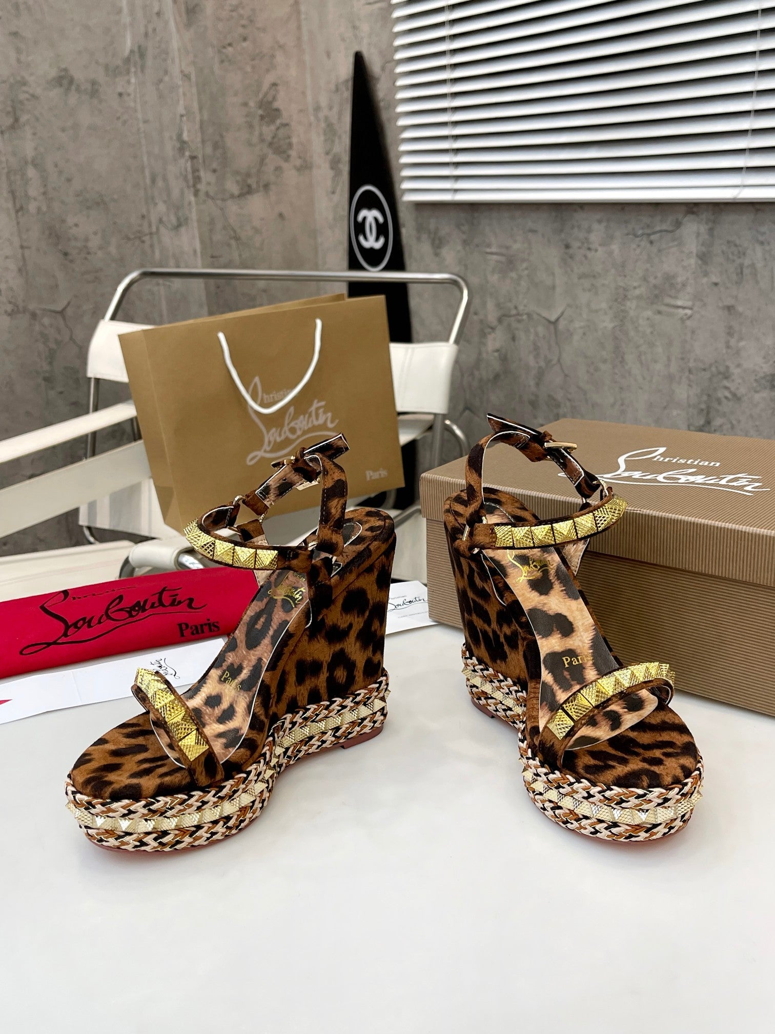 Christi** Loubout** new leather latest catwalk model VIP1:1