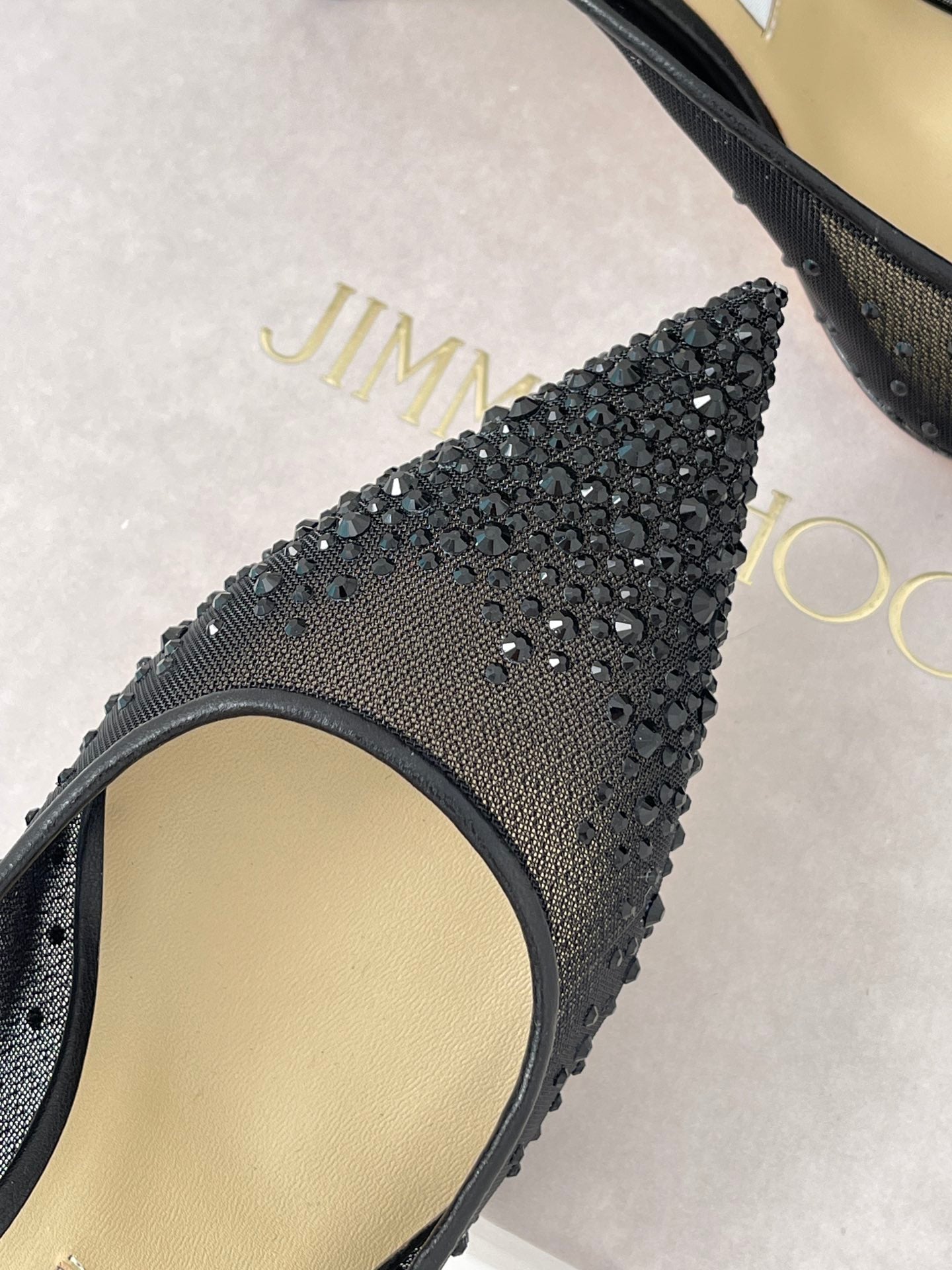Jim** Cho* rhinestone high heels VIP1:1