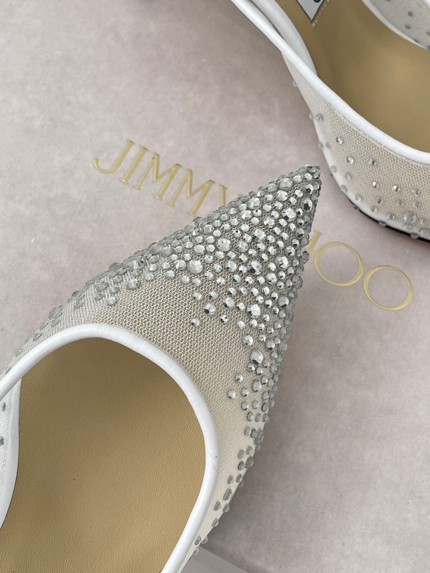 Jim** Cho* rhinestone high heels VIP1:1