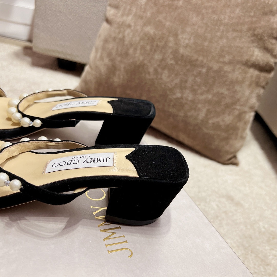 Jim** Cho*Pearl Sandals Summer VIP1:1