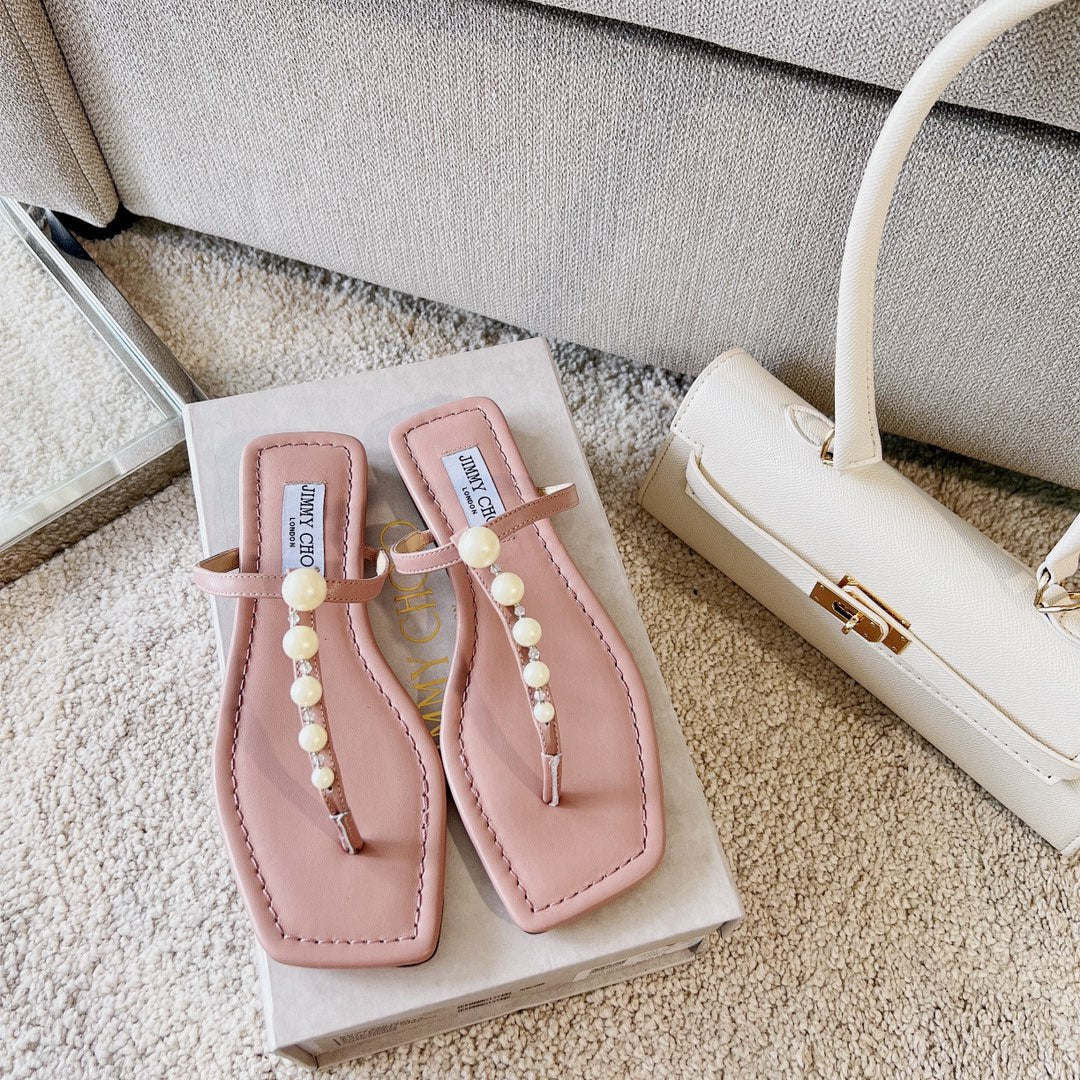 Jim** Cho* Pearl Flip Flops VIP1:1