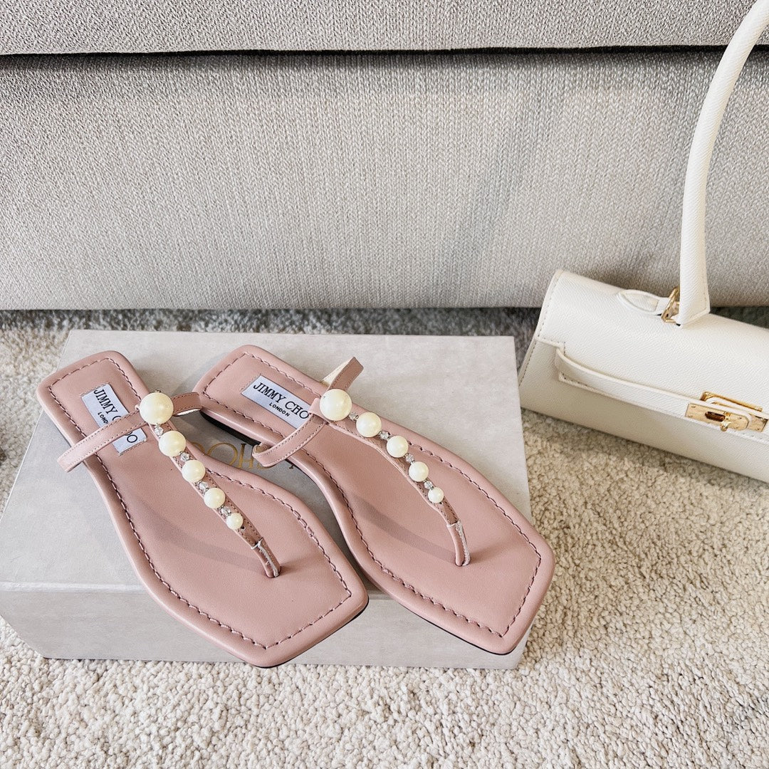 Jim** Cho* Pearl Flip Flops VIP1:1
