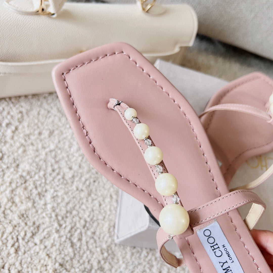 Jim** Cho* Pearl Flip Flops VIP1:1