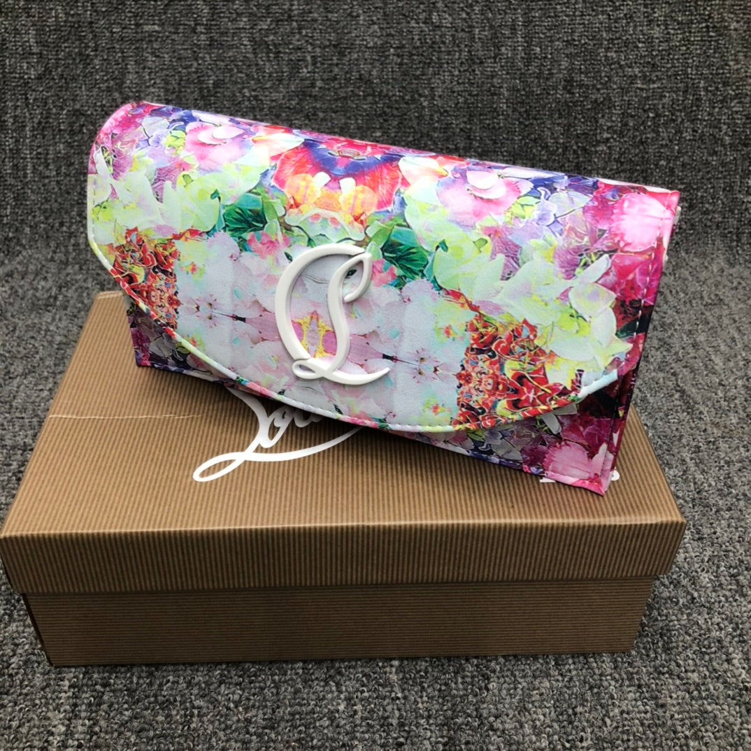 Christi** Loubout** New Flower Shoulder Bag