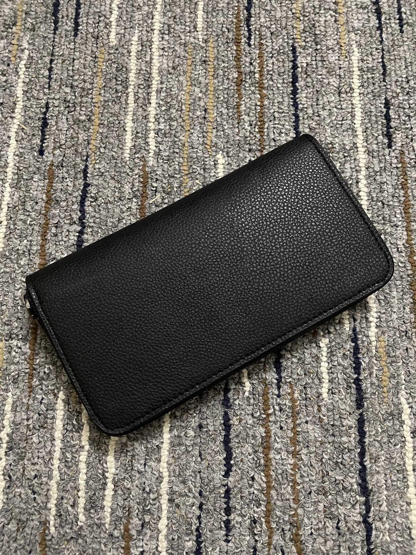 Christi** Loubout** Red Zip Around Wallet