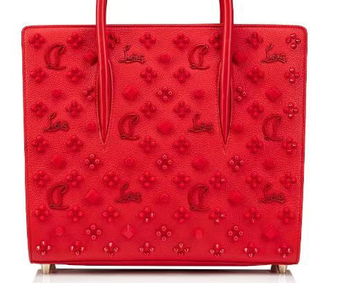 Christi** Loubout** red handbag